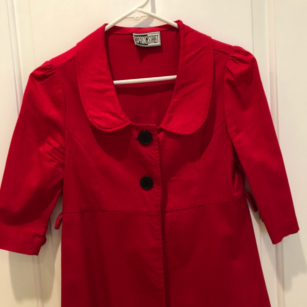 Red jacket